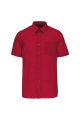Overhemden korte mouw Kariban K551 classic red